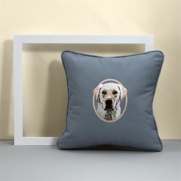 Custom Pet Portrait Throw Pillow